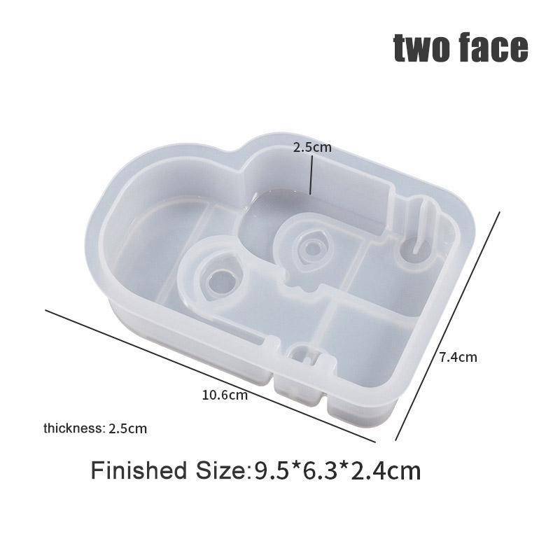 Diy Unregelmäßige Abstrakte Gesicht Aromatherapie Kerze Silikon Form Handgemachte Seife Gips Dekoration Handwerk Geschenk 9.5x6.3x2.4cm weiß von Joom DACH