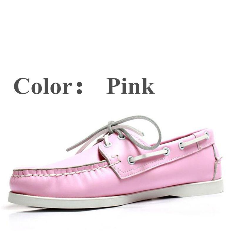 Docksides Klassische Bootsschuhe für Herren und Damen aus echtem Leder, Homme Femme Weiß-Grün, Übergröße 36–46, Marken-Flachschuhe, Halbschuhe A079 44 von Joom DACH