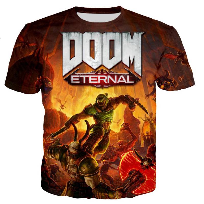 Doom T-Shirts FPS Spiel 3D Print Streetwear Männer Frauen Kühlen Übergroßen Oansatz T-shirt Harajuku Mode Kinder Jungen Tees Tops kleidung XS Doom T-Shirts FPS Spiel 3D Print Streetwear Männer Frauen Kühlen Übergroßen Oansatz T-shirt Harajuku Mode Kinder Jungen Tees Tops kleidung XS von Joom DACH