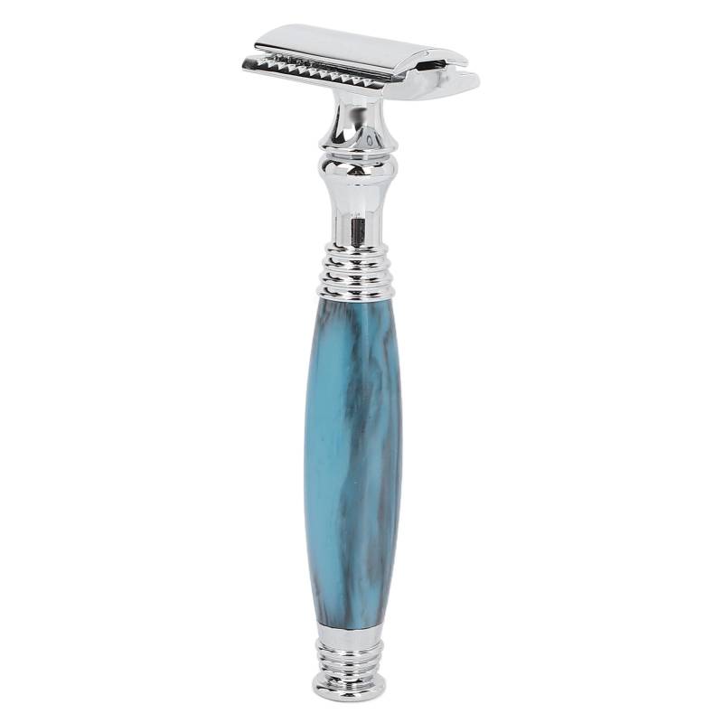 Doppelklingen-Rasierapparat, professionelle manuelle Rasierklingen aus Zinklegierung, sauberes Rasiermesser für Männer von Joom DACH