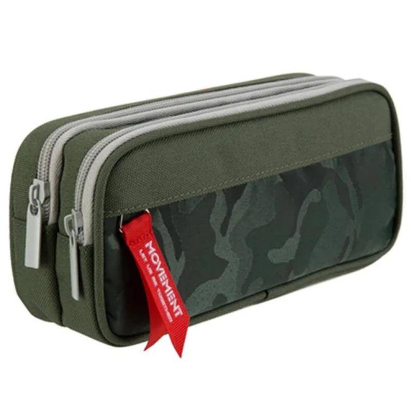 Doppelreißverschluss Camouflage Canvas Federmäppchen Jungen Bleistiftbeutel Schule Schreibwaren Tasche Student Stiftetui Schulbedarf Aufbewahrungsbeutel von Joom DACH