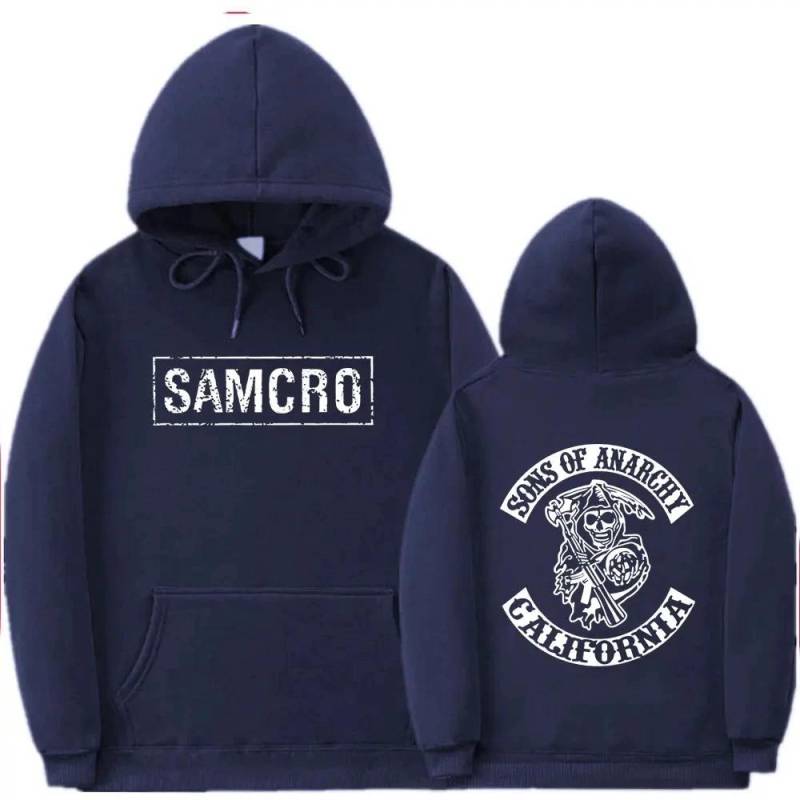 Doppelseitig bedruckter Hoodie Sweatshirt Tops Sons of Anarchy SAMCRO Herren Damen Mode Markendesign Pullover Fleece Hoodies M navy blau Doppelseitig bedruckter Hoodie Sweatshirt Tops Sons of Anarchy SAMCRO Herren Damen Mode Markendesign Pullover Fleece Hoodies M navy blau von Joom DACH