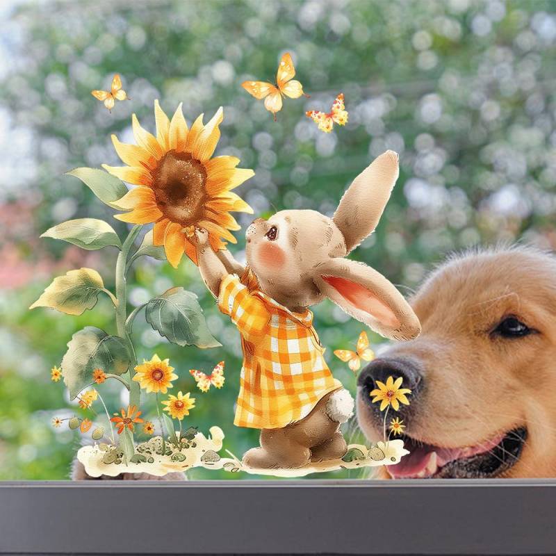 Doppelseitiger bunter Blumen-Schmetterlings-Wandaufkleber, elektrostatische Paste, Fensterglaspaste, sichtbares dekoratives Wandtattoo 29*30cm Doppelseitiger bunter Blumen-Schmetterlings-Wandaufkleber, elektrostatische Paste, Fensterglaspaste, sichtbares dekoratives Wandtattoo 29*30cm von Joom DACH