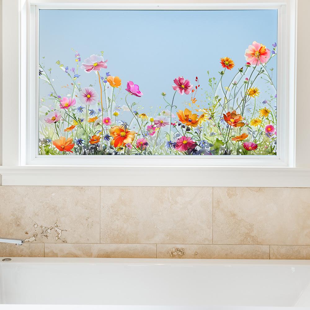 Doppelseitiger bunter Blumen-Schmetterlings-Wandaufkleber, elektrostatische Paste, Fensterglaspaste, sichtbares dekoratives Wandtattoo 30*60CM Doppelseitiger bunter Blumen-Schmetterlings-Wandaufkleber, elektrostatische Paste, Fensterglaspaste, sichtbares dekoratives Wandtattoo 30*60CM von Joom DACH