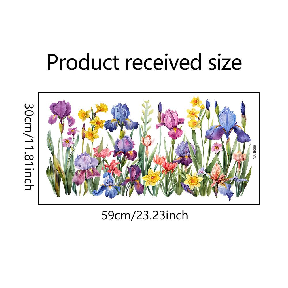 Doppelseitiger bunter Blumen-Schmetterlings-Wandaufkleber, elektrostatische Paste, Fensterglaspaste, sichtbares dekoratives Wandtattoo 30*60cm Doppelseitiger bunter Blumen-Schmetterlings-Wandaufkleber, elektrostatische Paste, Fensterglaspaste, sichtbares dekoratives Wandtattoo 30*60cm von Joom DACH