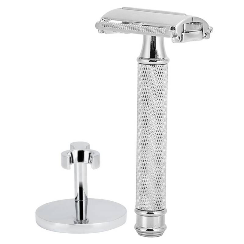 Doppelseitiger manueller Rasierer für Männer, tragbares Haarentfernungs-Bartrasierer-Gesichtspflegewerkzeug von Joom DACH