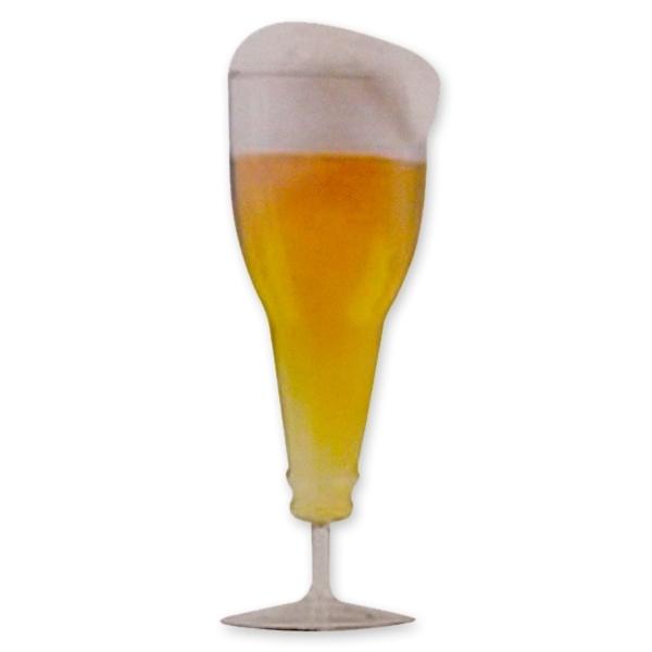 Doppelwandiges Bierglas Zauberglas in umgekehrter Flaschenform von Joom DACH