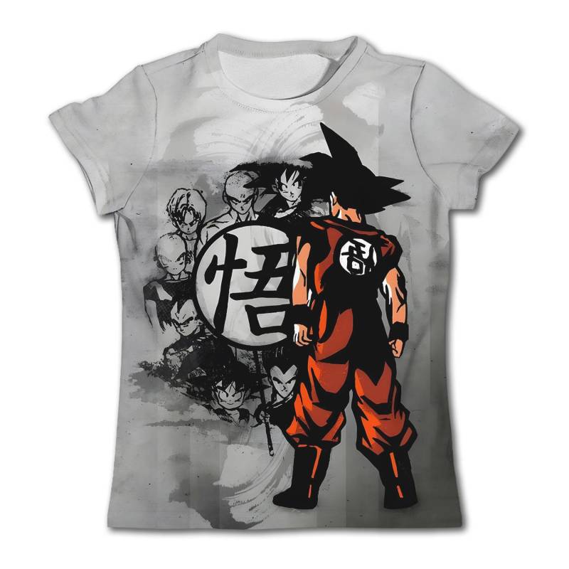 Dragon Ball T-Shirt Kinder Tops T-Shirt Anime Figuren Son Goku Super Saiyan T-Shirt Jungen T-Shirts Kinderkleidung Sommer Kurzarm 160cm von Joom DACH