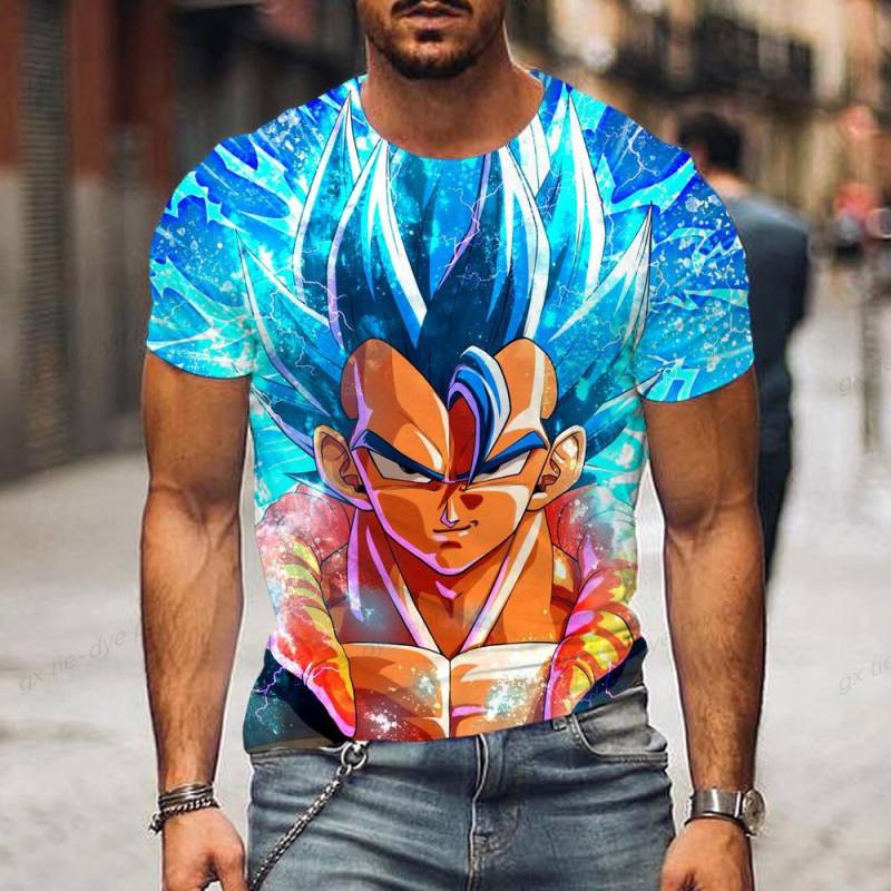 Dragon Ball Z Babyanzug Son Goku Kinder Sommer Herren T-Shirt Anime Cartoon Print Weiß Schwarz Jungen und Mädchen Top 4XL Dragon Ball Z Babyanzug Son Goku Kinder Sommer Herren T-Shirt Anime Cartoon Print Weiß Schwarz Jungen und Mädchen Top 4XL von Joom DACH