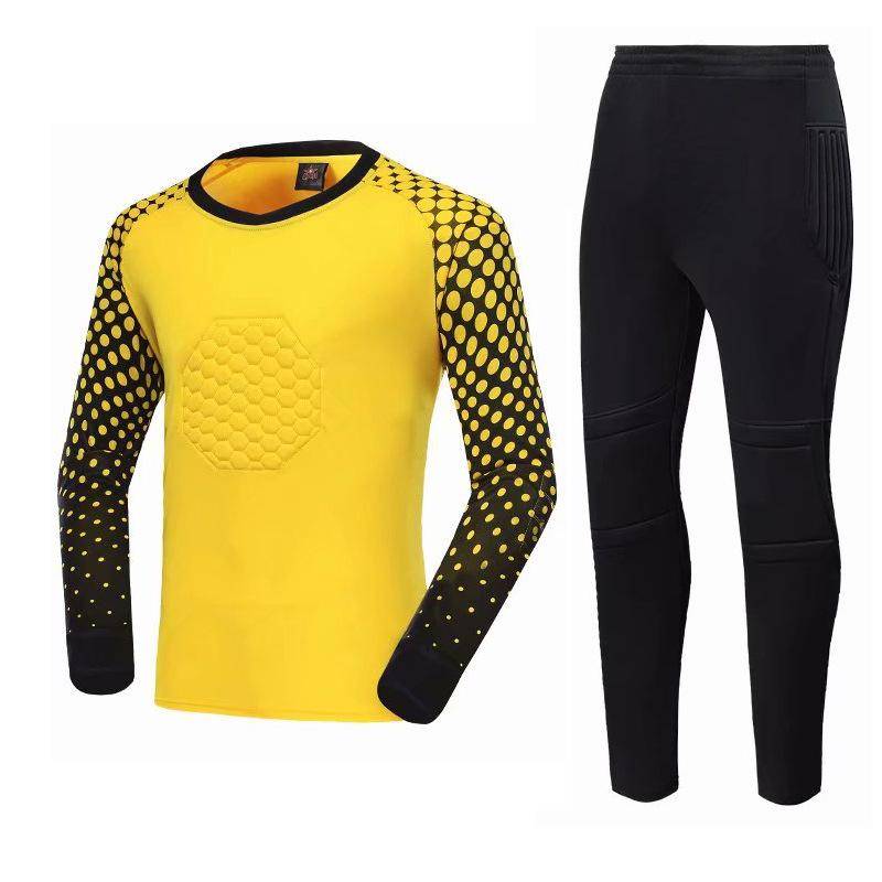 Dragon Torwart-Fußballtrainingsuniform für Kinder XS gelb von Joom DACH