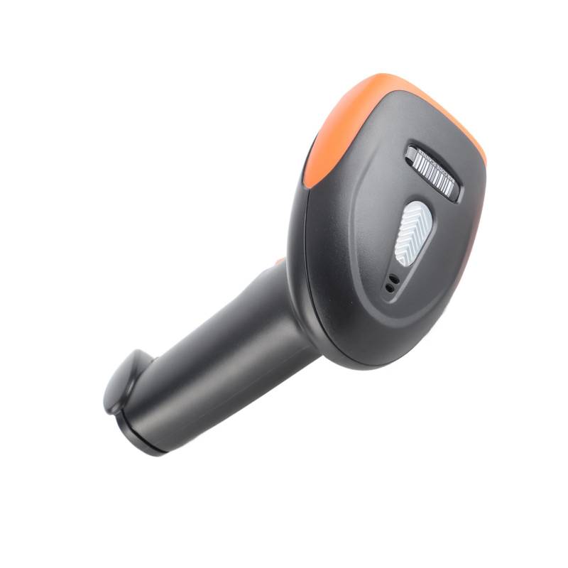 Drahtloser Barcode-Scanner BT Schnelle Reaktion Komfortabler Rebound-Knopf Handheld-QR-Reader für von Joom DACH