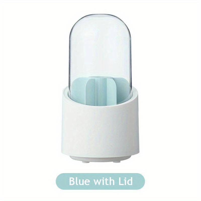 Drehbare Make-up-Pinsel-Aufbewahrungsbox Tragbarer Multifunktions-Staubdichter Desktop-Organizer Lippenstift Lidschatten Kosmetikhalter von Joom DACH