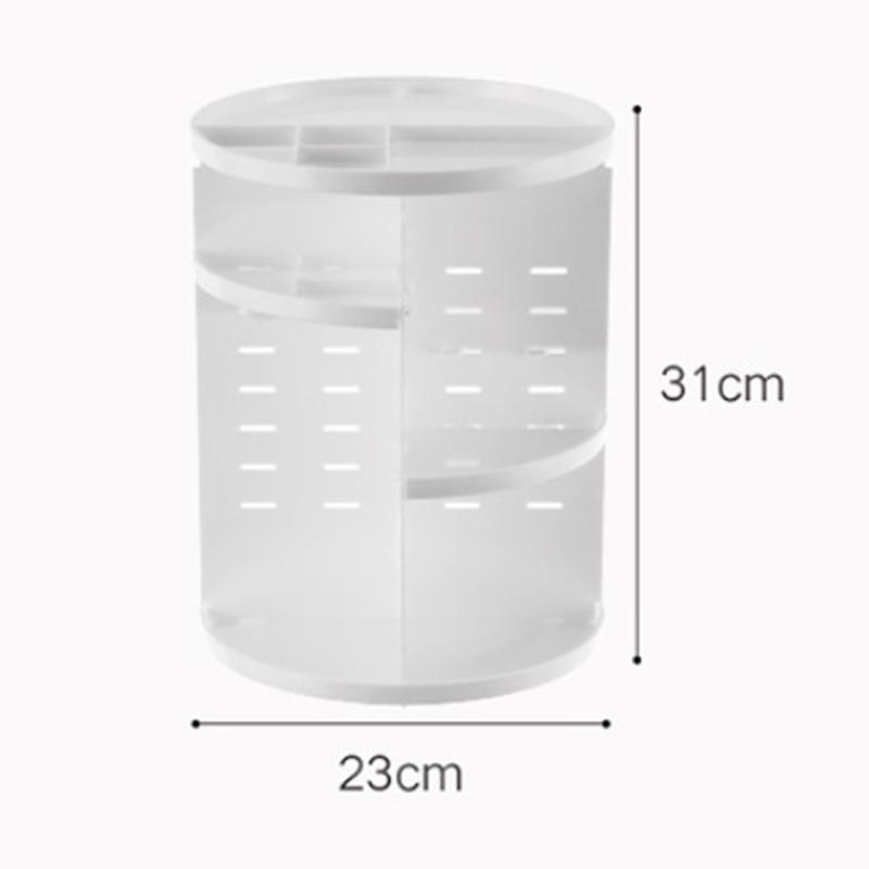 Drehbarer Kosmetik-Organizer 360 Grad Make-up-Display Kosmetik-Drehständer für Lippenstift Schwarz weiß von Joom DACH