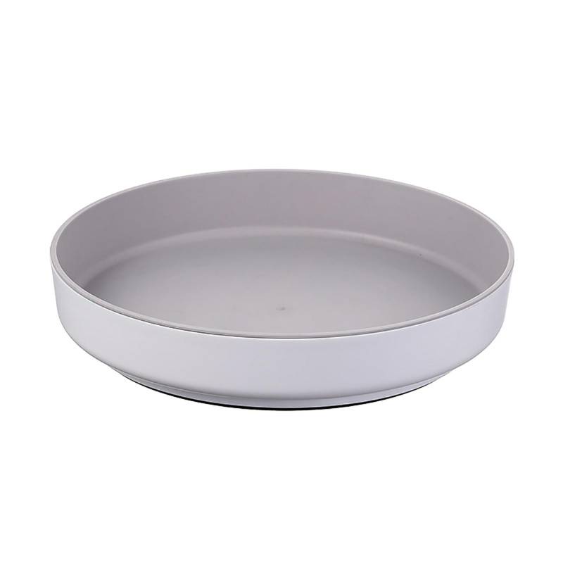 Drehbares Aufbewahrungstablett 360-Grad-Drehung Desktop-Organizer für Kosmetik Parfüm Küchengewürz weiß von Joom DACH