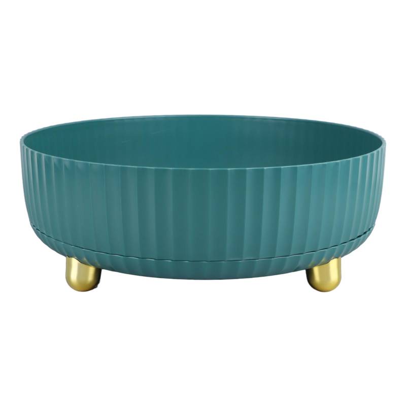 Drehbares Aufbewahrungstablett Kunststoff Große Kapazität Drehbarer Organizer Tablett Desktop Drehtablett für grün von Joom DACH