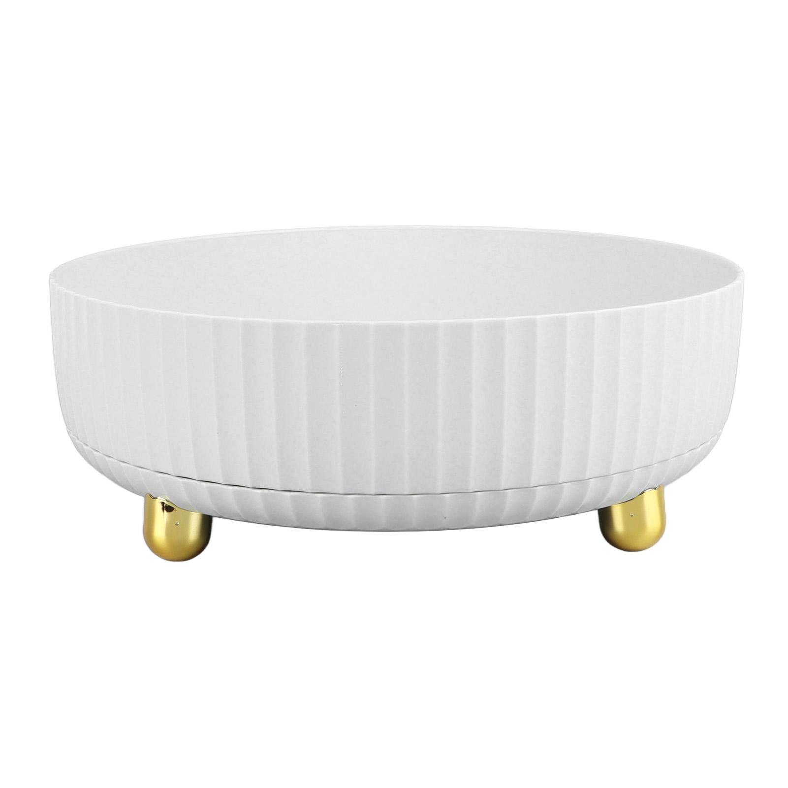 Drehbares Aufbewahrungstablett Kunststoff Große Kapazität Drehbarer Organizer Tablett Desktop Drehtablett für weiß von Joom DACH