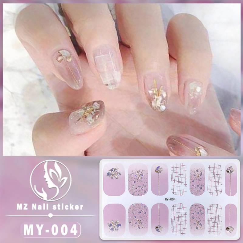 Dreidimensionaler wasserdichter No-Bake Gel-Nagellack-Film Vollsticker Imitations-Diamant-Nagelfilm-Papier Nagelfilm-Papier von Joom DACH