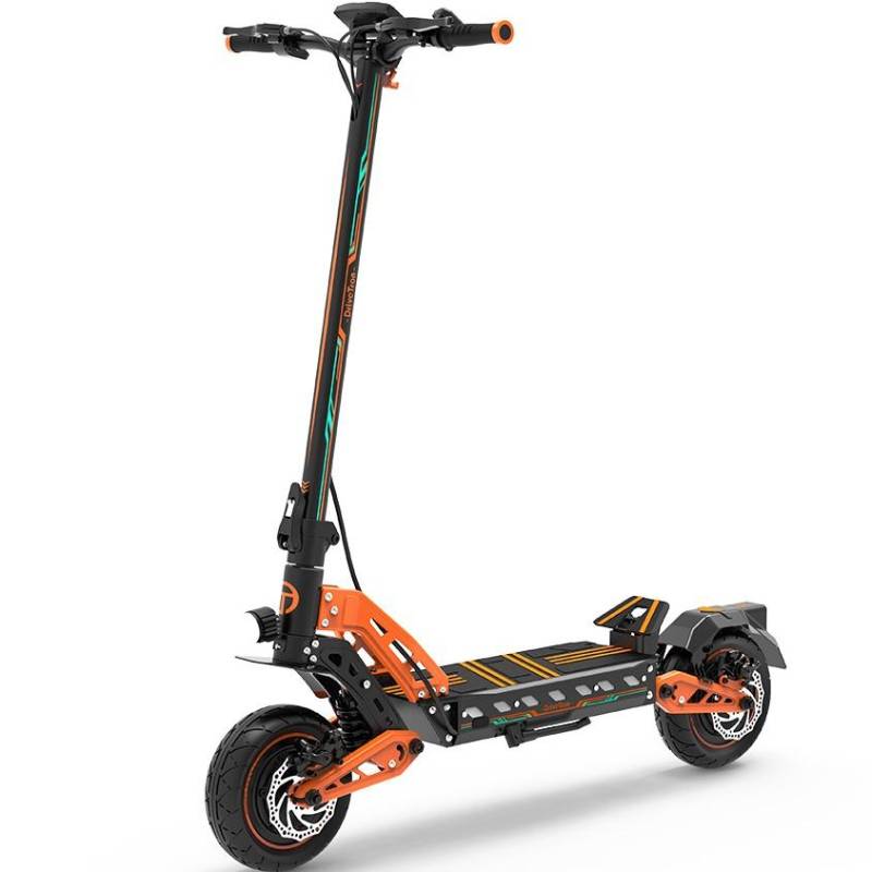 DriveTron DT10 1200W*2 Motor Elektroroller für Erwachsene 10 Zoll Straßenreifen 52V20.8Ah Batterie All-Terrain Outdoor-Fahren E-SCOOTER orange von Joom DACH