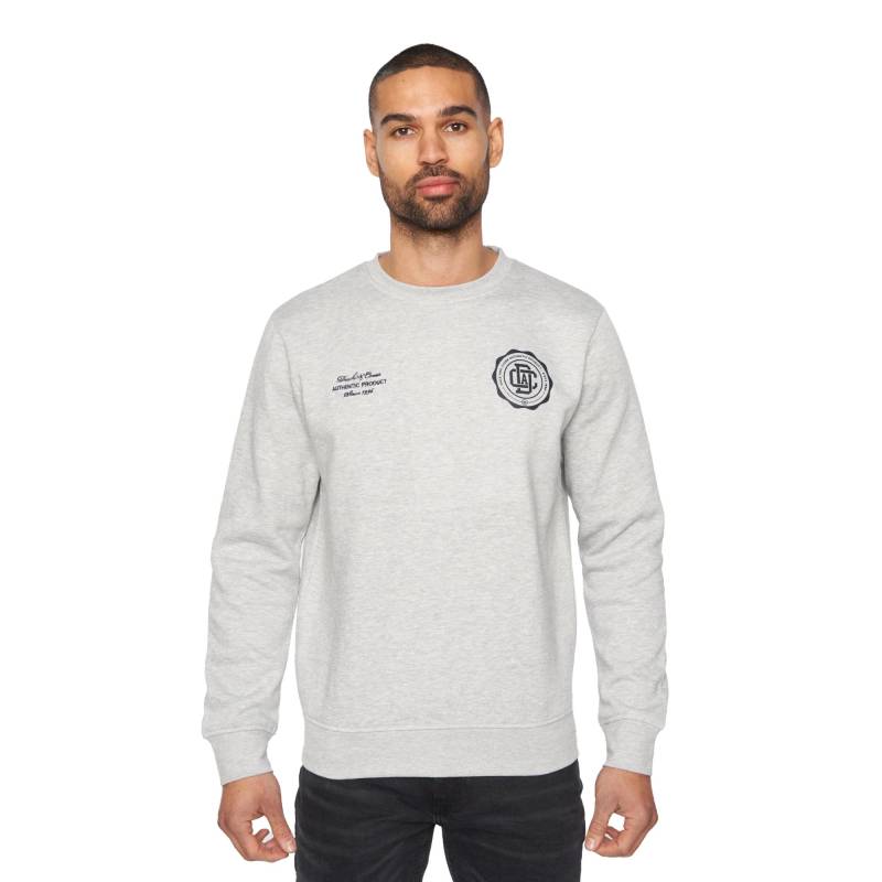 Duck and Cover Herren Keyaan Sweatshirt mit Rundhalsausschnitt M grau von Joom DACH