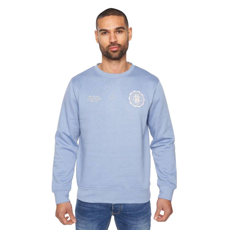 Duck and Cover Herren Keyaan Sweatshirt mit Rundhalsausschnitt S blau von Joom DACH