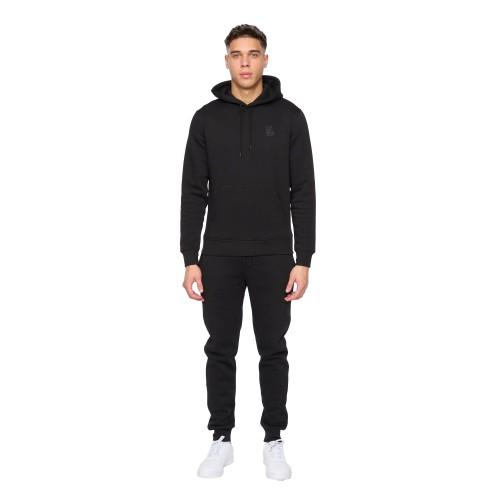 Duck and Cover Herren Merchell Set mit Kapuzenpullover und Jogginghose XXL schwarz von Joom DACH