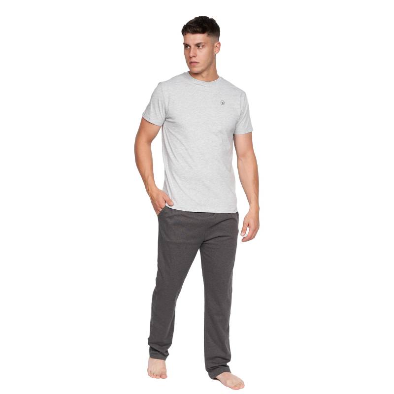 Duck and Cover Radovan-Pyjama-Set für Herren L grau von Joom DACH