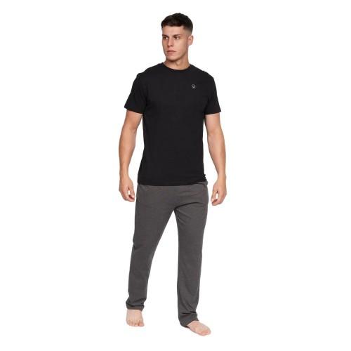 Duck and Cover Radovan-Pyjama-Set für Herren XXL schwarz von Joom DACH