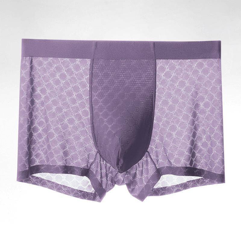 Dünne, atmungsaktive nahtlose Boxershorts aus Eisseide für Herren für den Sommer XXXL von Joom DACH