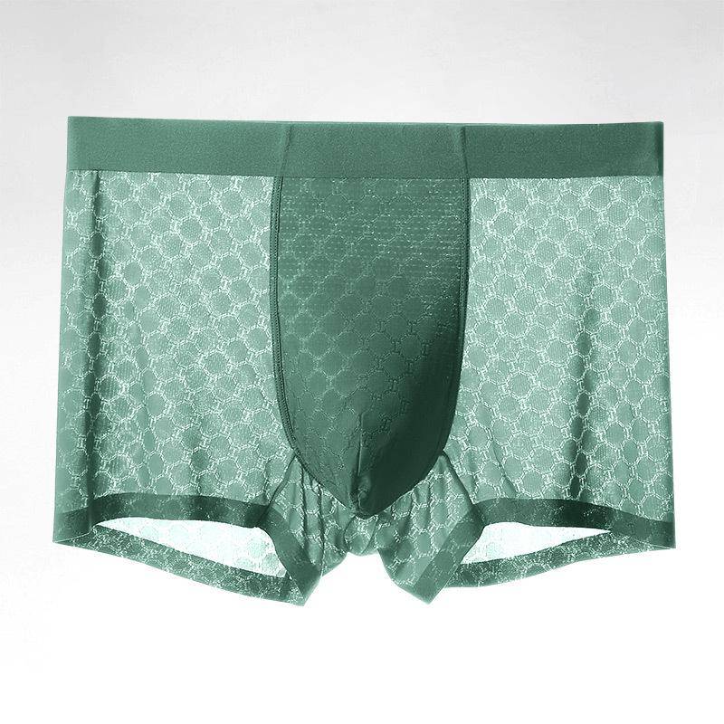 Dünne, atmungsaktive nahtlose Boxershorts aus Eisseide für Herren für den Sommer XXXL von Joom DACH