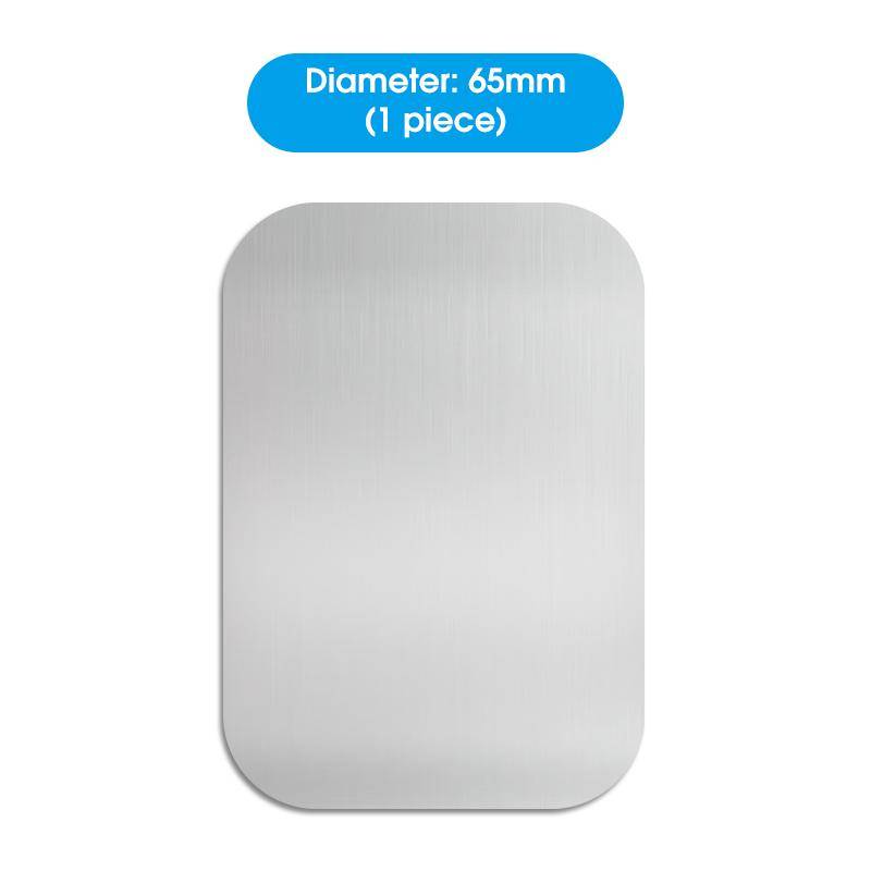 Dünne magnetische Metallplatte Autotelefonhalter Universal Eisenblech Disk Aufkleber Halterung Tablet Schreibtisch Magnetständer für iPhone 13 12 11 1PCS 65mm silber von Joom DACH