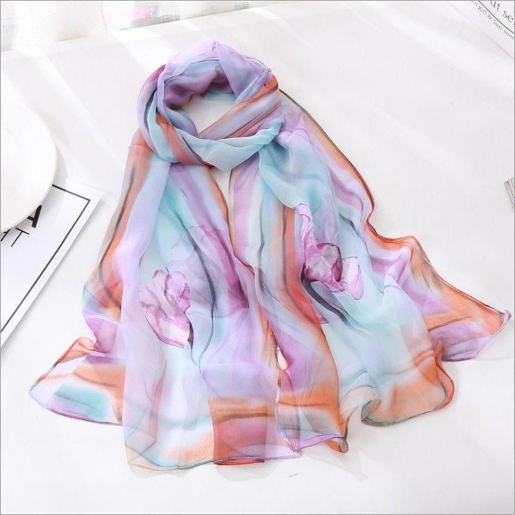 Dünner Lotus-Schal Damen-Schal Weich fallender Schal Stola Frühlings- und Herbstschal Winddichte Stola von Joom DACH