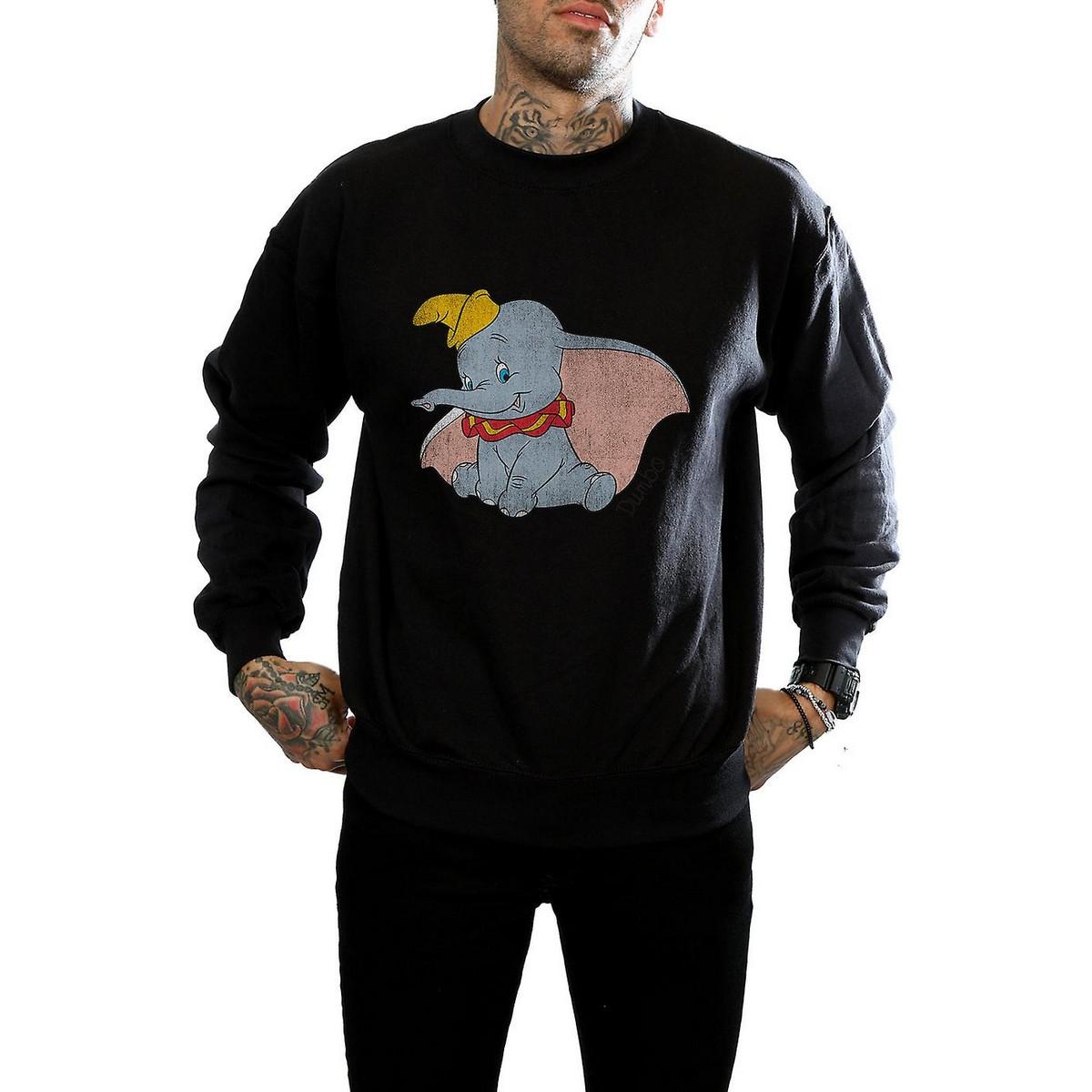 Dumbo Herren-Sweatshirt aus klassischer Baumwolle XXL schwarz Dumbo Herren-Sweatshirt aus klassischer Baumwolle XXL schwarz von Joom DACH