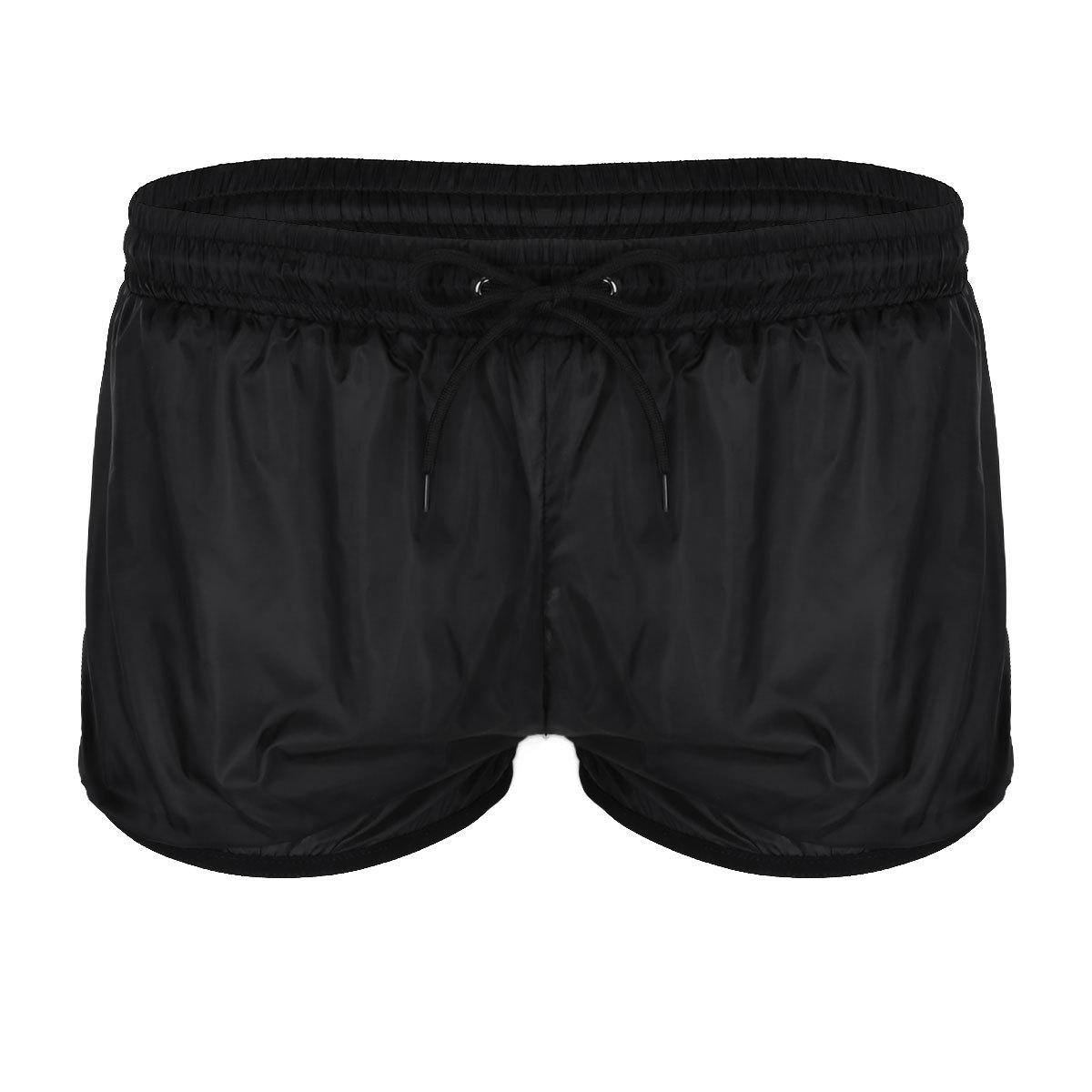 Durchsichtige Strandshorts für Herren, Unterwäsche, Badehose, Watershort-Hose L schwarz von Joom DACH