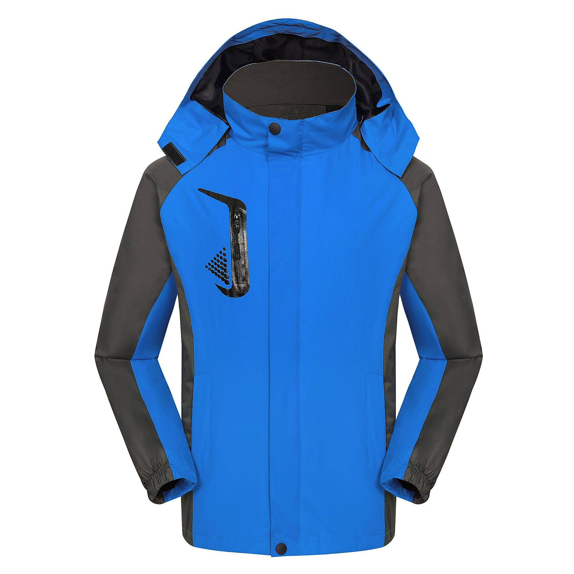 Duschfeste Regenjacke für Herren und Damen zum Wandern, Wandern, Alltagskleidung, Frühlingsjacke 4XL blau von Joom DACH