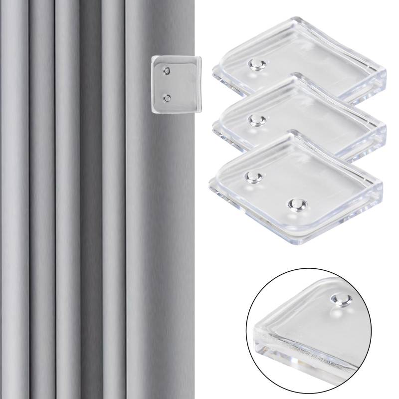 Duschvorhang-Clips Badezimmer-Accessoires Kein Stanzen 4Pcs von Joom DACH