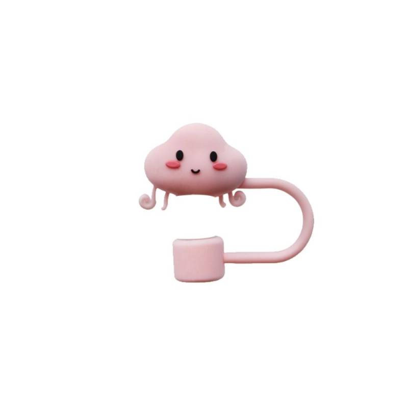 Staubdichte Stöpsel Schutz Silikon Strohhalmabdeckungen für Stanley/Tumbler Becher für 10mm Strohhalme Jellyfish-Pink von Joom DACH