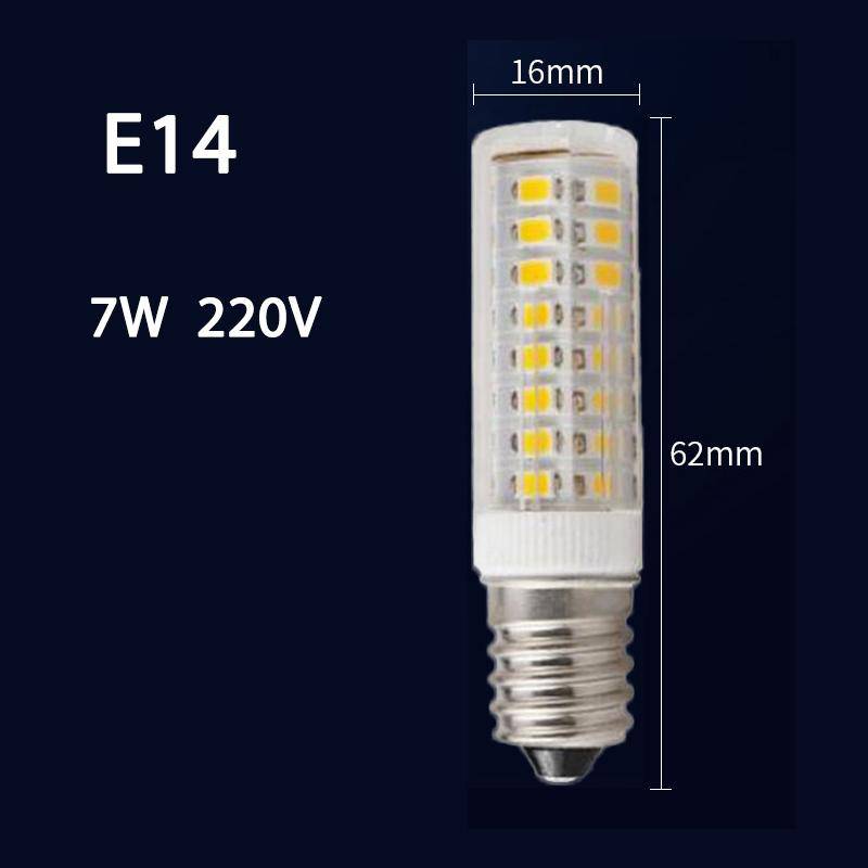E14 LED Mini Lampe 3 W 5 W 7 W 9 W AC 220 V 230 V 240 V LED Maisbirne 360 ​​Abstrahlwinkel Ersetzen Halogen Kronleuchter Licht MYY E14-7W weiß von Joom DACH