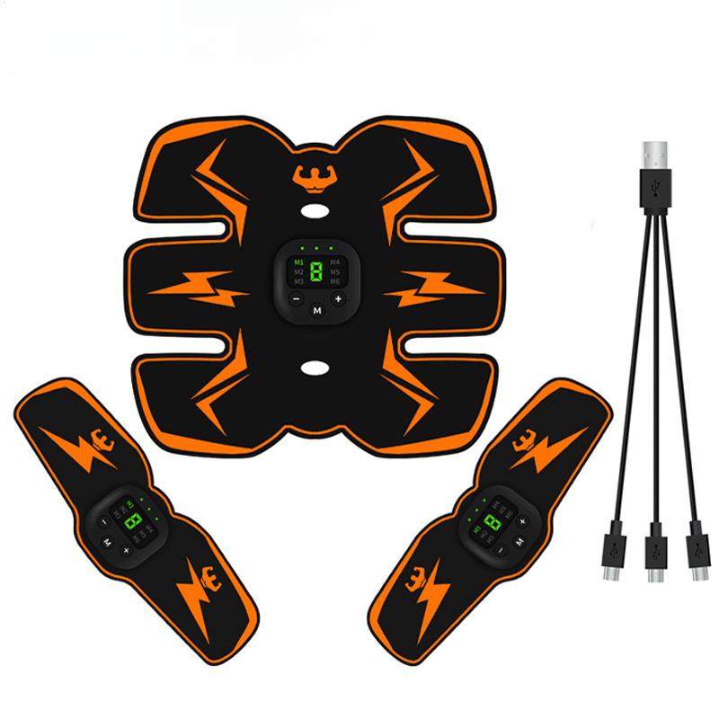 EMS Wireless Muskelstimulator Trainer Smart Fitness Bauchtraining Elektrische Gewichtsverlust Aufkleber Körper Abnehmen Massagegerät von Joom DACH