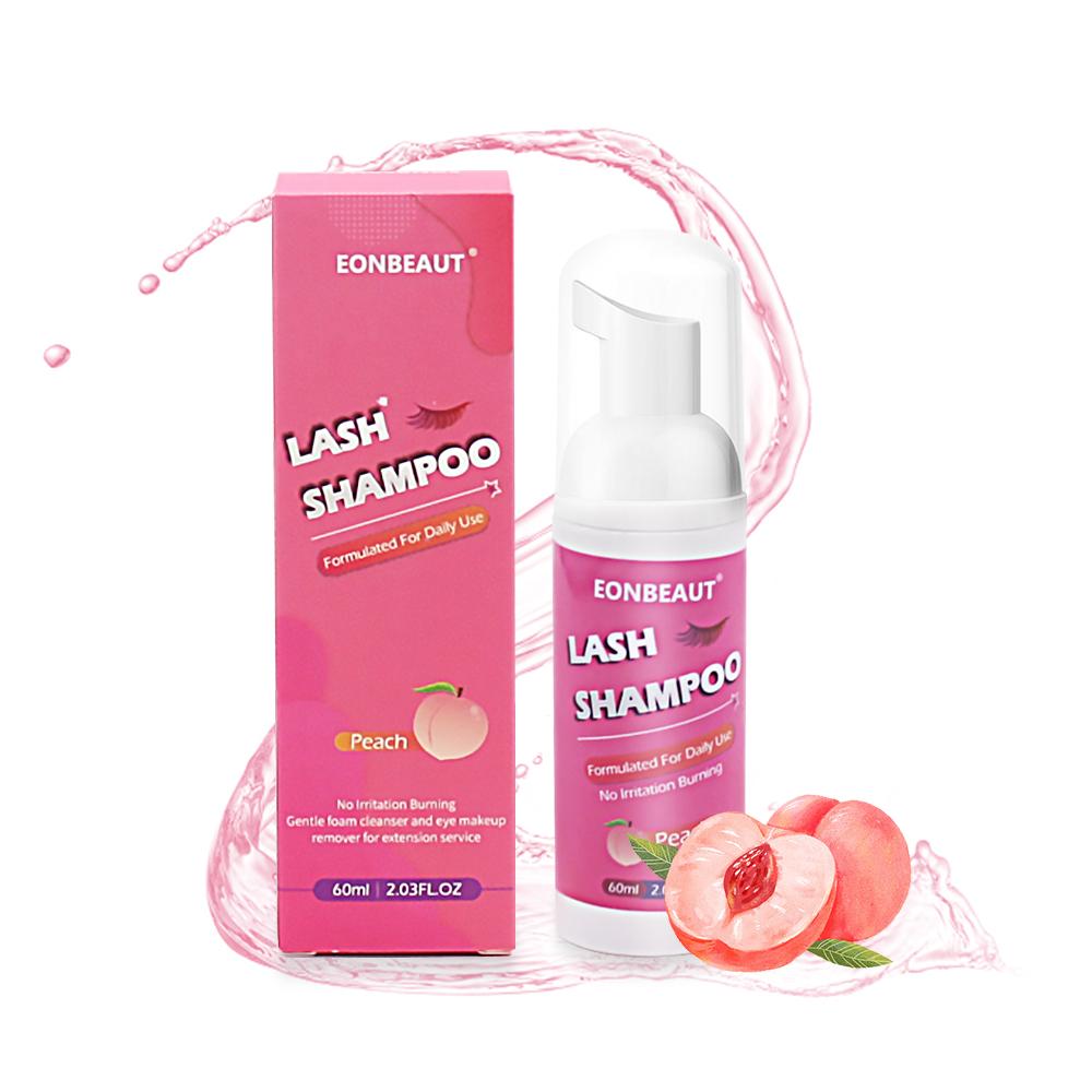 EONBEAUT 60 ml Wimpern Pfirsich Shampoo Pinsel Wimpern Reinigung Schaum Make-Up Werkzeuge Kleber Entferner Verlängerung Zubehör von Joom DACH