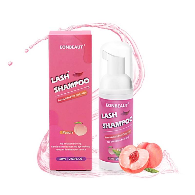 EONBEAUT 60 ml Wimpern Pfirsich Shampoo Pinsel Wimpern Reinigung Schaum Make-Up Werkzeuge Kleber Entferner Verlängerung Zubehör von Joom DACH