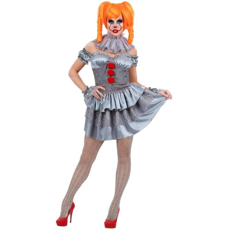 ES Kapitel Zwei Damen/Damen Pennywise Kostümset XS ES Kapitel Zwei Damen/Damen Pennywise Kostümset XS von Joom DACH