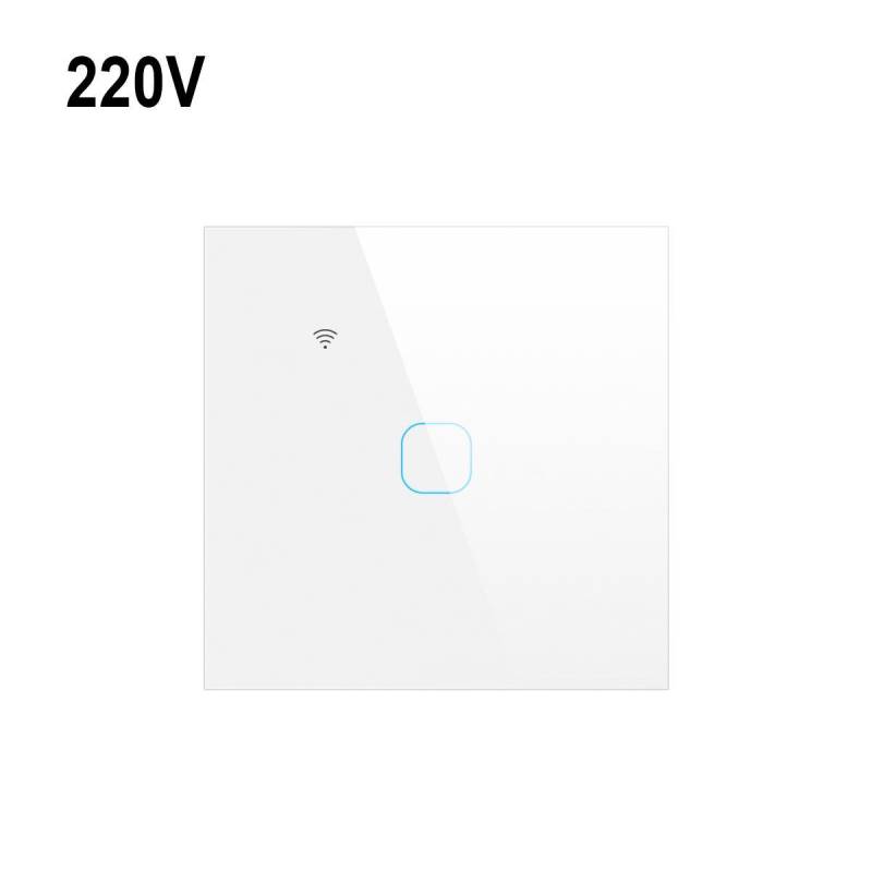 EU-Standard Tuya Smart Lichtschalter 1/2/3 Gang 1 Weg WiFi Wandleuchte Touch-Schalter für Google Home Alexa Sprachsteuerung 1-Gang von Joom DACH