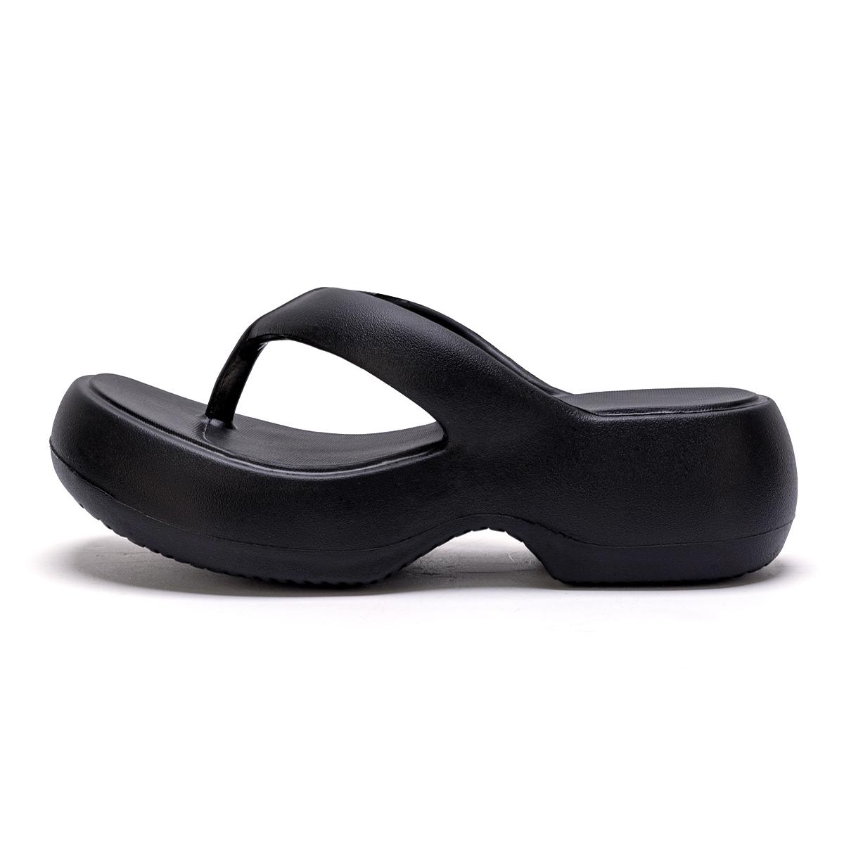 EVA Damen Zehentrenner Erhöhen Rutschfeste Plattform Hausschuhe Mode Bequeme Outdoor Hausschuhe 37-38 von Joom DACH