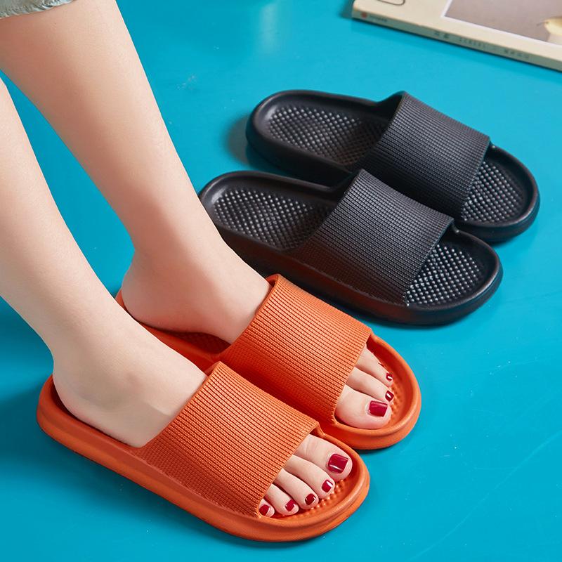 EVA Home Hausschuhe Männer und Frauen Bad rutschfeste Sandalen Sommer Deodorant Paar Flip-Flops Haushalt weichen Boden Hausschuhe Männer Outdoor Hausschuhe 36-37 orange von Joom DACH