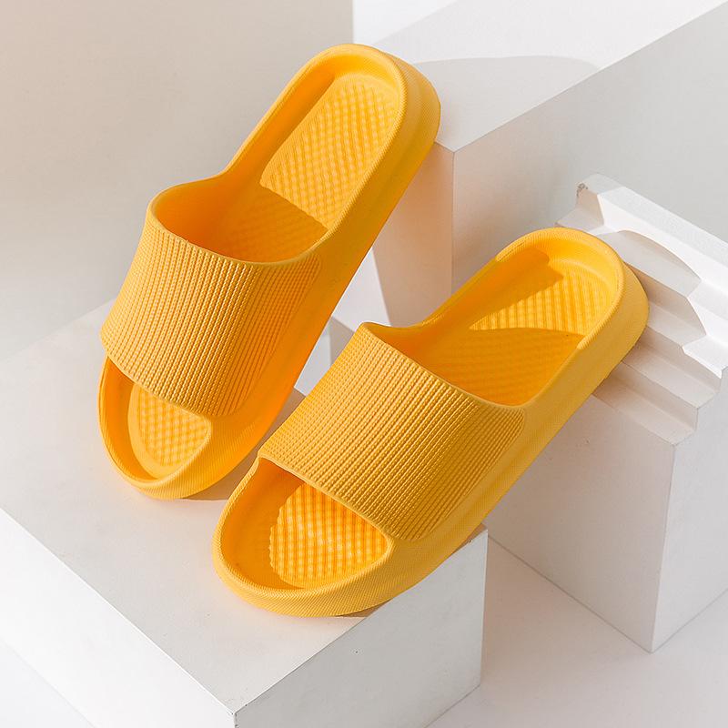 EVA Home Hausschuhe Männer und Frauen Bad rutschfeste Sandalen Sommer Deodorant Paar Flip-Flops Haushalt weichen Boden Hausschuhe Männer Outdoor Hausschuhe 40-41 gelb von Joom DACH