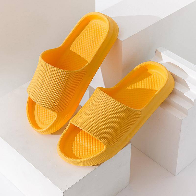 EVA Home Hausschuhe Männer und Frauen Bad rutschfeste Sandalen Sommer Deodorant Paar Flip-Flops Haushalt weichen Boden Hausschuhe Männer Outdoor Hausschuhe 40-41 gelb von Joom DACH