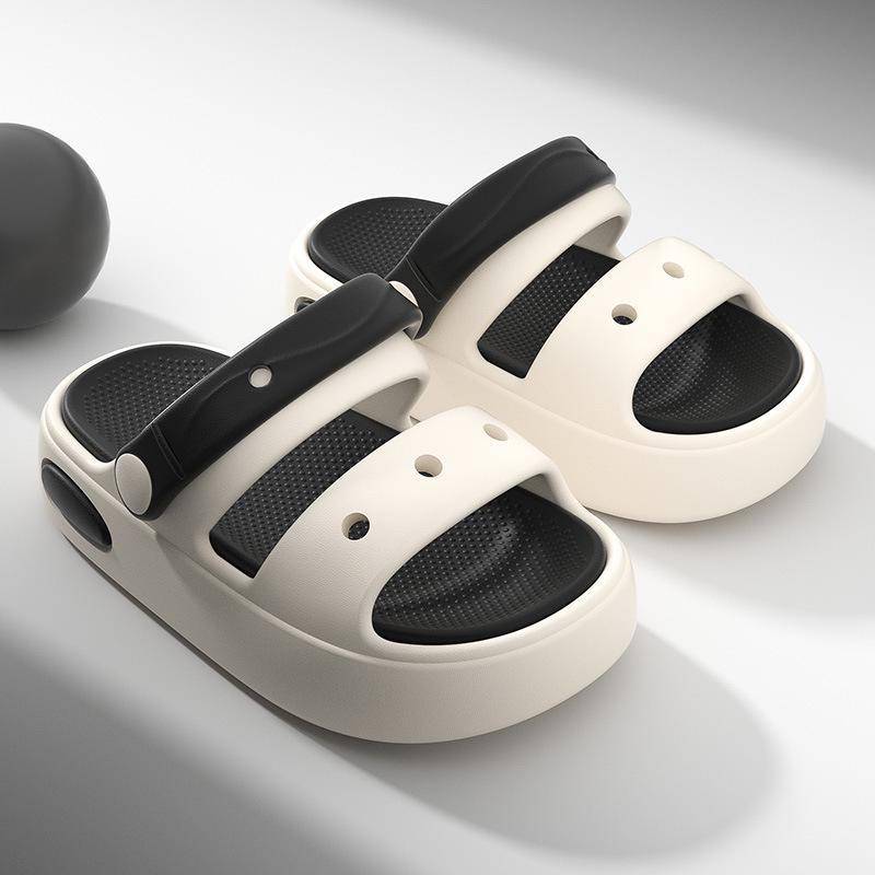 EVA Sommer Kindersandalen & Hausschuhe für Jungen und Mädchen - Weiche, leichte Kinder-Strandschuhe 34-35 weiß von Joom DACH