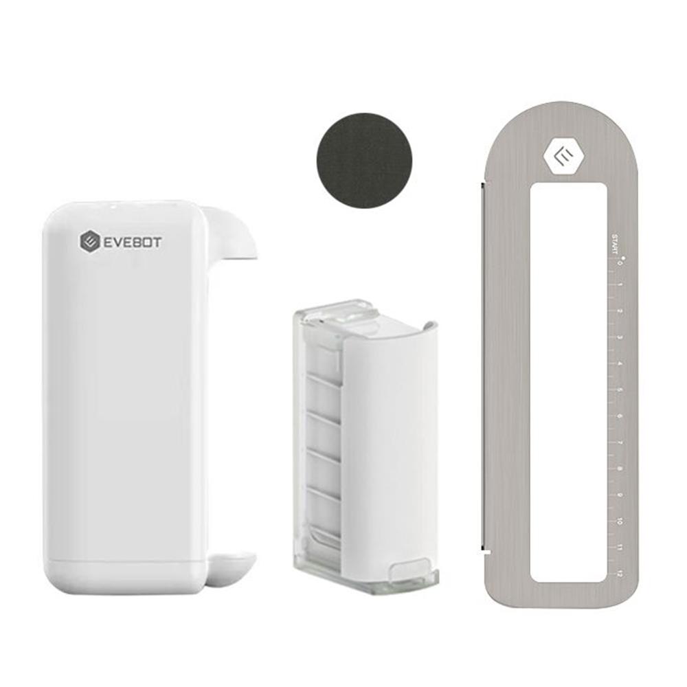 EVEBOT PrintPods Handdrucker Mini Tragbarer Tintenstrahl-Tattoodrucker mit hautfreundlichem Marineblau schwarz von Joom DACH