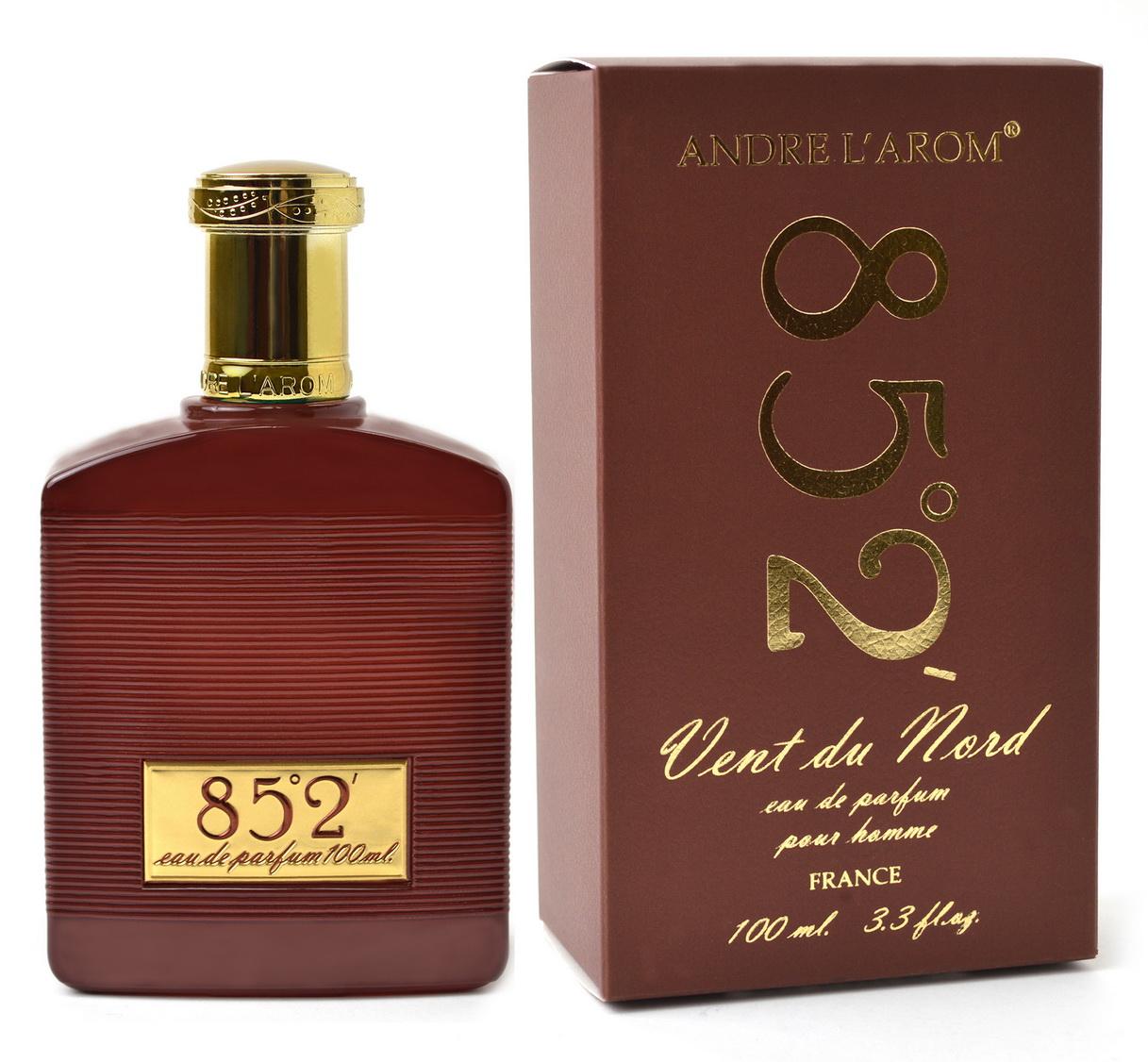 Eau de parfum für Herren von Andre L`arom Vent Du Nord 85`2 , Familie Grasse Parfums, hergestellt in Frankreich 100 ml + 100 ml von Joom DACH