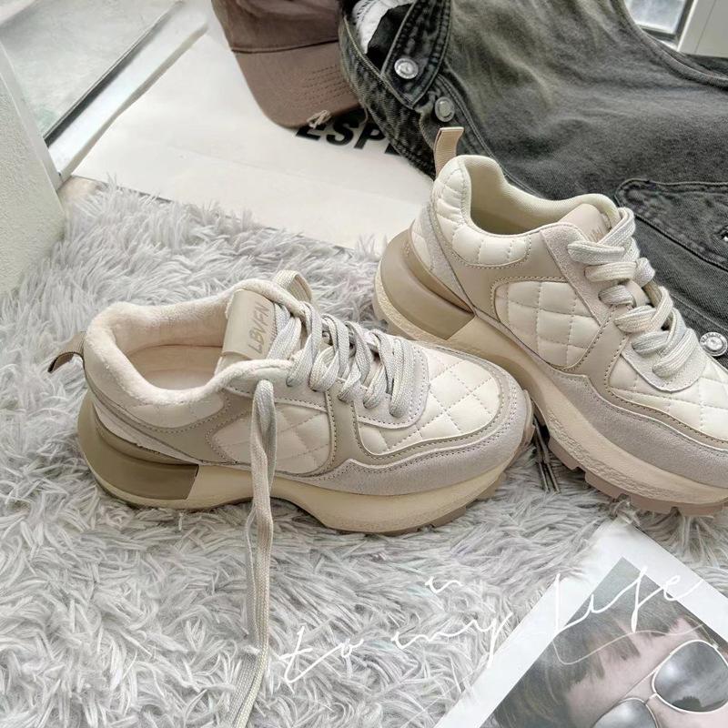 Echtes Leder Cortez Damenschuhe Papa Schuhe Frühjahr Neue Plattform Freizeitschuhe Damen Sportschuhe Mode 40 von Joom DACH